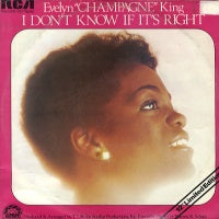 EVELYN KING - I Don't Even Know If It's Right / We're Going To A Party