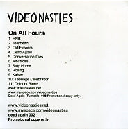 THE VIDEO NASTIES - On All Fours