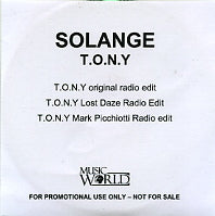 SOLANGE - T.O.N.Y