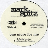 MARK SPITZ - One For Me Featuring Kanye West