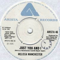 MELISSA MANCHESTER - Just You And I