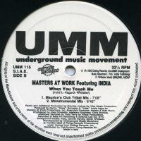 MASTERS AT WORK feat. INDIA - When You Touch Me