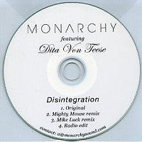 MONARCHY - Disintegration (Feat. Dita Von Teese)