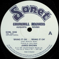 JAMES BROWN - Bring It On...Bring it On