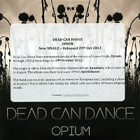 DEAD CAN DANCE - Opium