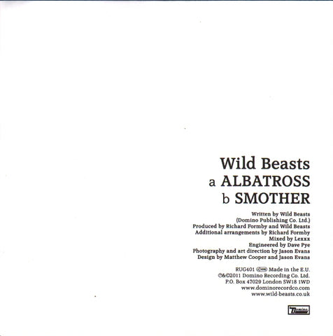 WILD BEASTS - Albatross / Smother
