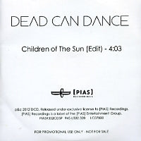DEAD CAN DANCE - Children Of The Sun (Live)