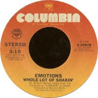 THE EMOTIONS - Whole Lot Of Shakin' / Time Is Passing By