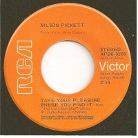 WILSON PICKETT - Take Your Pleasure Where You Find It / What Good Is A Lie