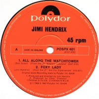 JIMI HENDRIX - All Along The Watchtower / Foxy Lady / Purple Haze / Manic Depression