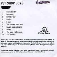 PET SHOP BOYS - Release