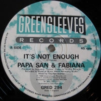 PAPA SAN & FABIANA - It's Not Enough