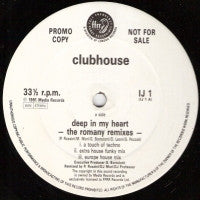 CLUBHOUSE - Deep In My Heart / Everybody