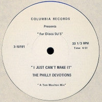 PHILLY DEVOTIONS - I Just Can't Make It