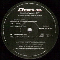 DON-E - Back Again EP