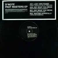 D*NOTE - Past Masters EP