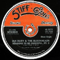 IAN DURY AND THE BLOCKHEADS - Reasons To Be Cherful Pt.3 / Hit Me With Your Rhythm Stick (Disco Version)