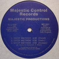 MAJESTIC PRODUCTIONS - Drop Method / Majestic Controls Music