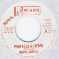 DAVID JAHSON - Stop Look & Listen