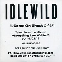 IDLEWILD - Come On Ghost