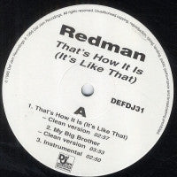 REDMAN - That's How It Is