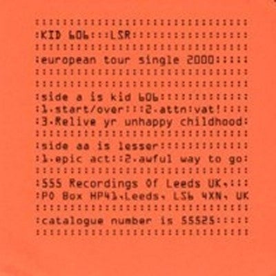 KID 606 / LSR - European Tour Single 2000
