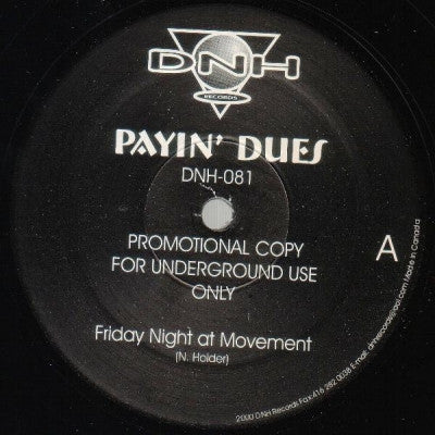 NICK HOLDER - Payin' Dues