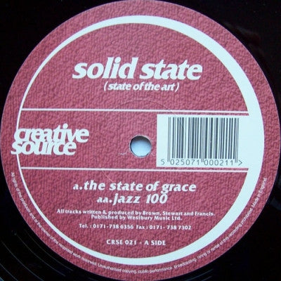 SOLID STATE - The State Of Grace / Jazz 100