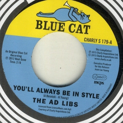THE AD LIBS - You'll Always Be In Style / The Boy From New York City