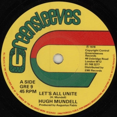 HUGH MUNDELL - Let's All Unite / Unity Dub