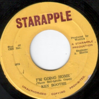 KEN BOOTHE - I'm Going Home