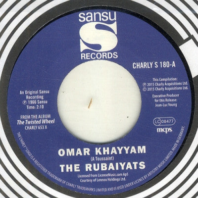 THE RUBAIYATS / JOHN WILLIAMS & THE TICK TOCKS - Omar Khayyam / Do Me Like You Do Me