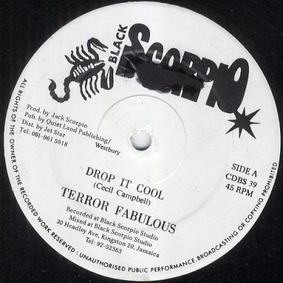 TERROR FABULOUS - Drop It Cool / Version