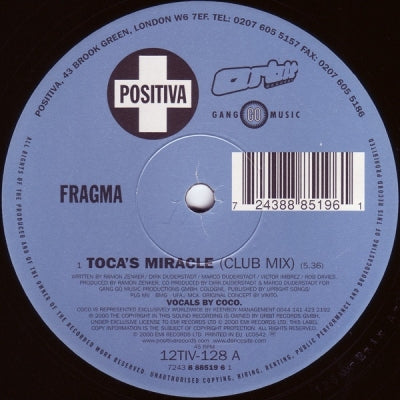 FRAGMA - Toca's Miracle