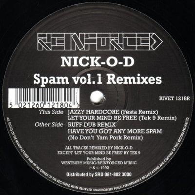 NICK-O-D - Spam Vol.1 Remixes