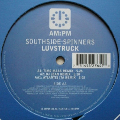 SOUTHSIDE SPINNERS - Luvstruck (Timo Maas / DJ Jean / Atlantis Remixes)