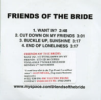 FRIENDS OF THE BRIDE - Want In?