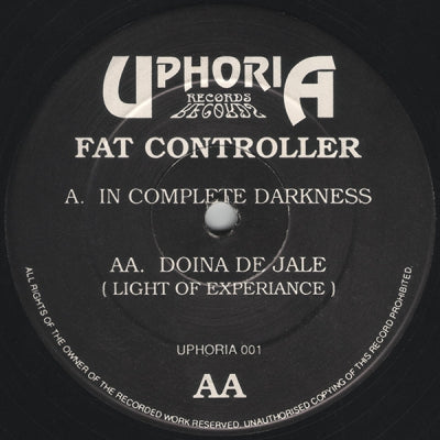 FAT CONTROLLER - In Complete Darkness / Doina De Jale (Light Of Experience)