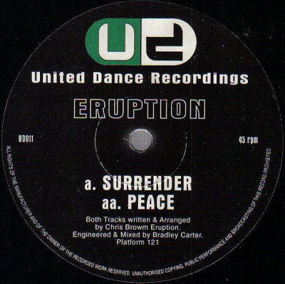 ERUPTION - Surrender / Peace