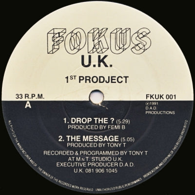 1ST PRODJECT - Drop The ?