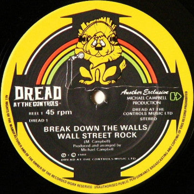 MIKEY DREAD - Break Down The Walls / The Jumping Master / Mastermind