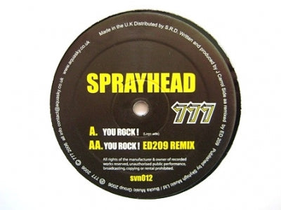 SPRAYHEAD - You Rock / You Rock (ED209 Remix)