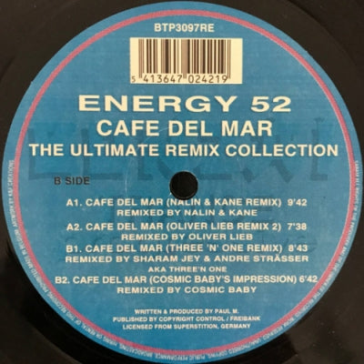 ENERGY 52 - Café Del Mar (The Ultimate Remix Collection)