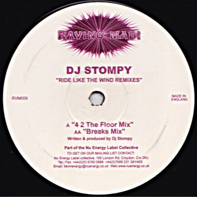 DJ STOMPY - Ride Like The Wind (Remixes)