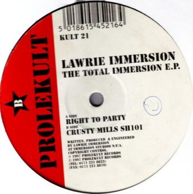 LAWRIE IMMERSION - The Total Immersion E.P.