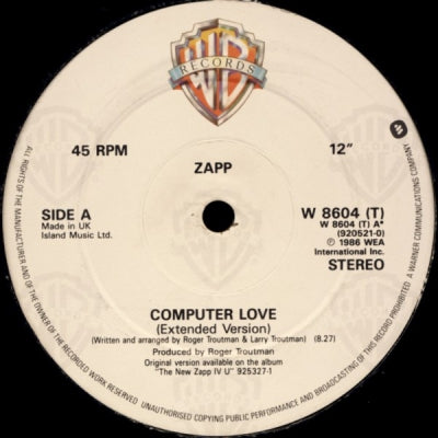 ZAPP - Computer Love