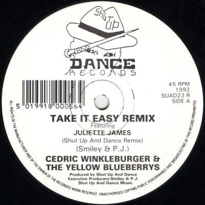 CEDRIC WINKLEBURGER & THE YELLOW BLUEBERRYS - Take It Easy (Remix)