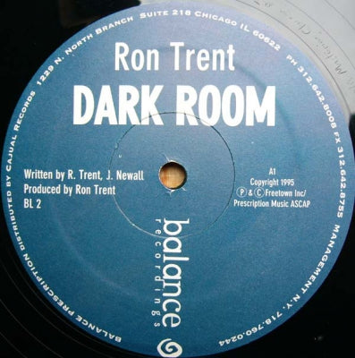 RON TRENT - Dark Room