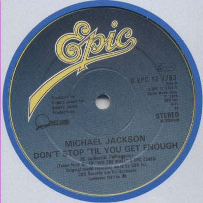 MICHAEL JACKSON - Don't Stop 'Til You Get Enough / I Can't Help It