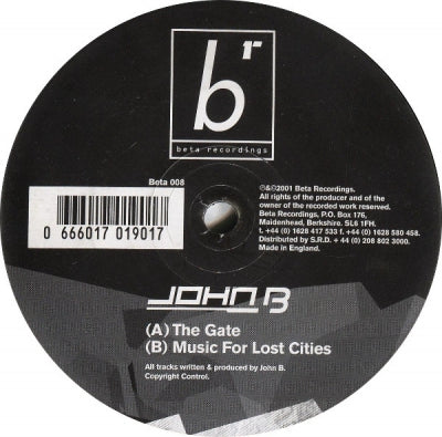 JOHN B - The Gate / Music For Lost Cities